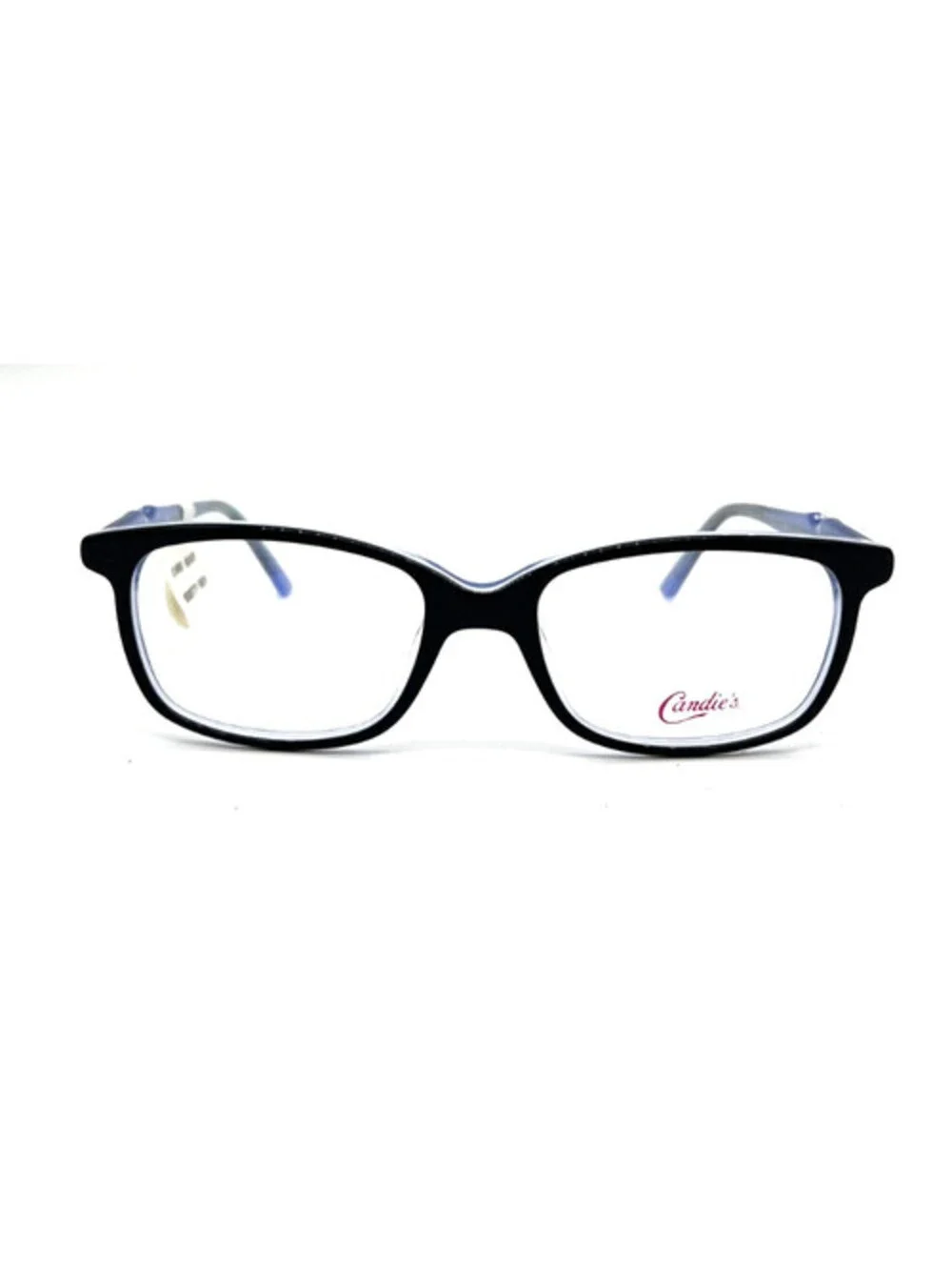 Candie's C Kris Blk Black Blue Square Authentic Eyeglass Frames 49-16-140